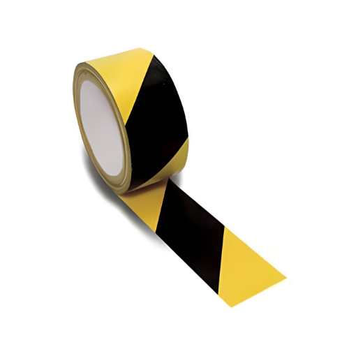 [SR-EPVC2M01] MARKING TAPE TO DELIMIT TRAFFIC AND RISK AREAS, YELLOW AND BLACK, 35 MTS SERSA EPV-C2M01