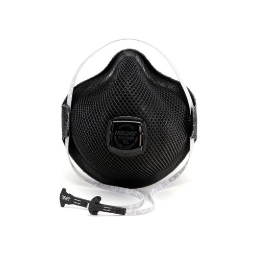 [MOL-M2800N95] DISPOSABLE RESPIRATOR FOR ORGANIC PARTICLES AND VAPORS WITH VALVE BLACK T-M/G MOLDEX M2800N95