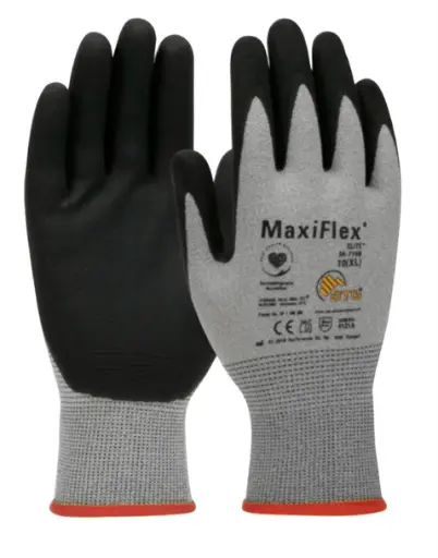 [PIP-34774B] Guante Ligero de Nylon con Empuñadura de Microespuma Recubierta de Nitrilo Gris PIP 34-774B