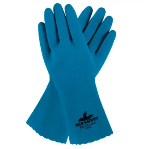[MCR-6885] Guante Plyflex Recubrimiento de Látex Azul MCR 6885