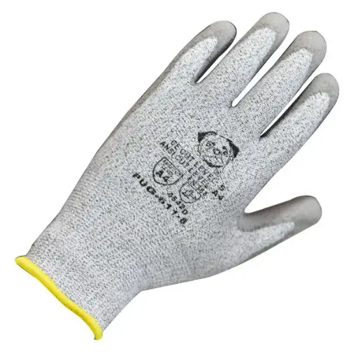 [SF-PUG611] Guante Protección de Liquidos y/o Aceites Poliuretano Gris SAFE-FIT PUG611