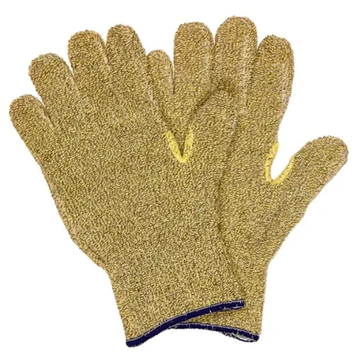 [MCR-9435KM] Guante Resistente a Cortes de Algodón/Kevlar Amarillo/Marrón MCR SAFETY 9435KM