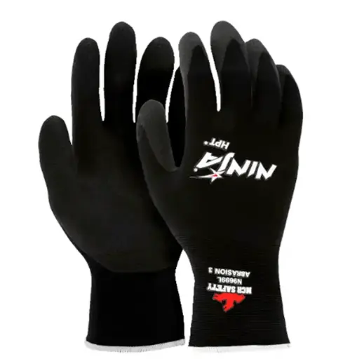 [MCR-N9699] Guante Resistente a la Abrasión A3 de Nylon Negro T-S MCR N9699