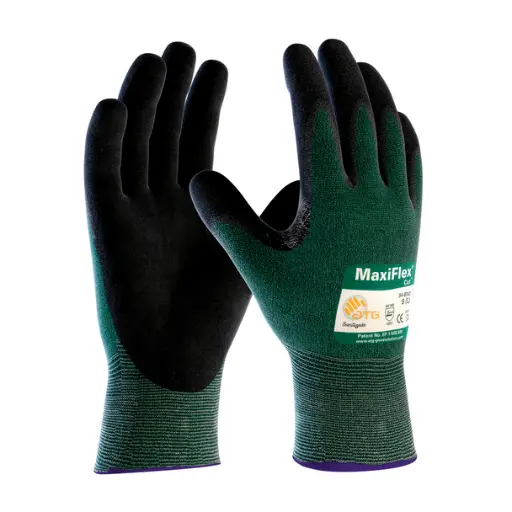 [PIP-348743] Guante Resistente al Corte A2 Tejido con Empuñadura de Microespuma de Nitrilo Verde PIP 34-8743