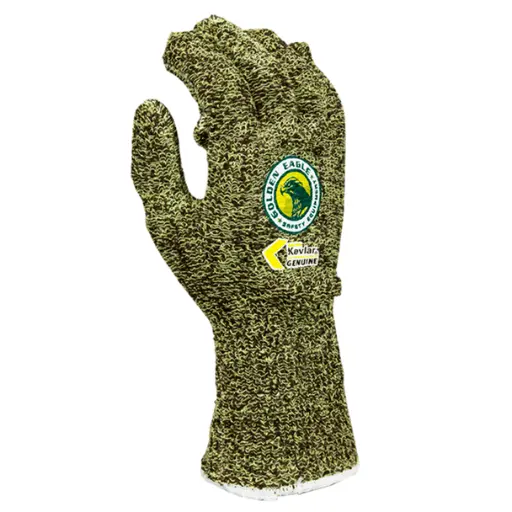 [GE-9301] Guante Resistente al Corte de Kevlar Verde GOLDEN EAGLE 9301