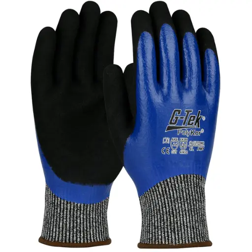 [PIP-16CUT229MS] Guante Resistente al Corte Polykor Nitrilo Azul T-L PIP 16-CUT229MS PIP