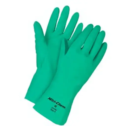 [MCR-5318] Guantes de Nitrilo de Grado Industrial Verde T-M MCR 5318
