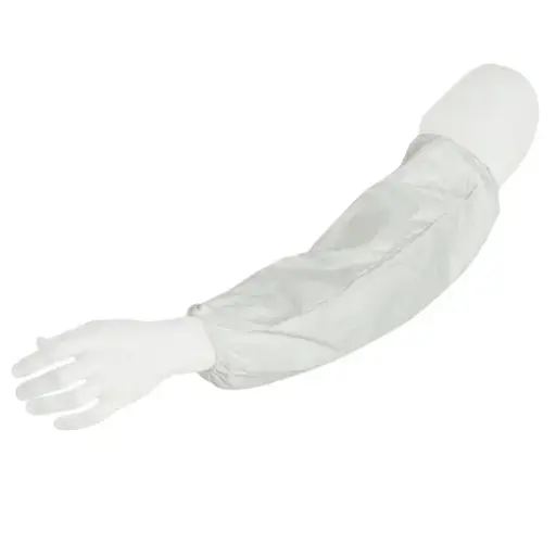 [DUP-TY500S] Manga Tyvek® 400 con Elástico y Costuras Cocidas, Color Blanco DuPont™ TY500S